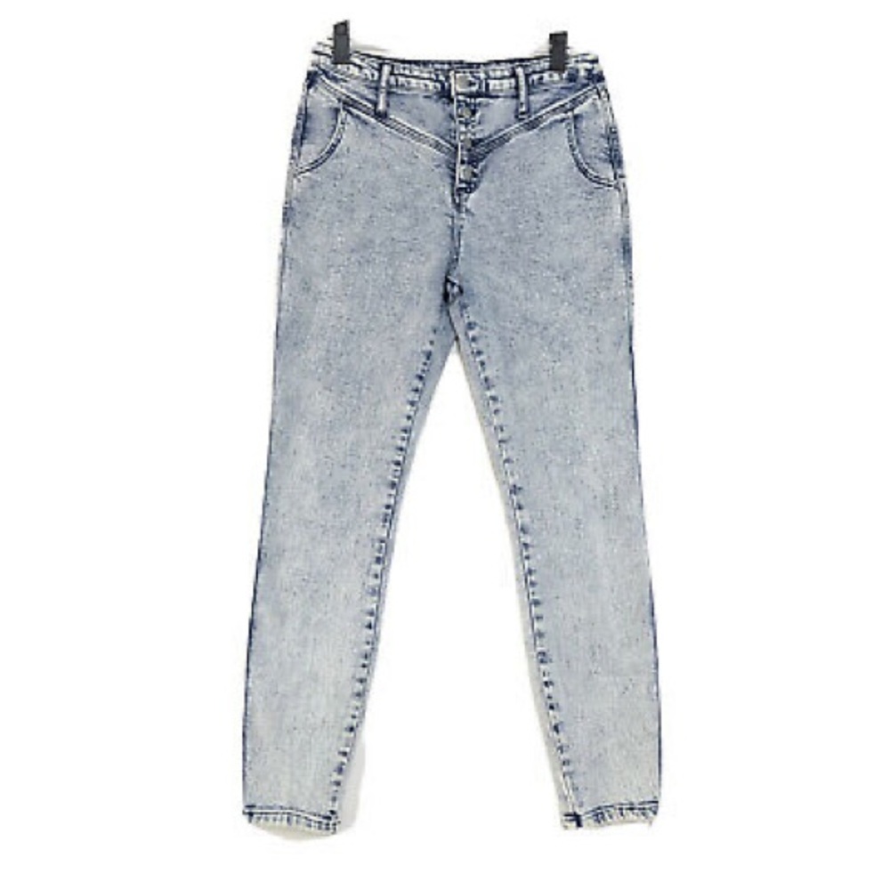 Wild Fable Acid Wash High-Waisted Skinny Jeans 14